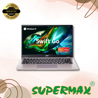 Acer (NX.KG3SI.002) Swift Go 14 Thin and Light Premium Laptop AMD Ryzen 5 7530U Hexa-Core ProcessorSFG14-41, Full HD