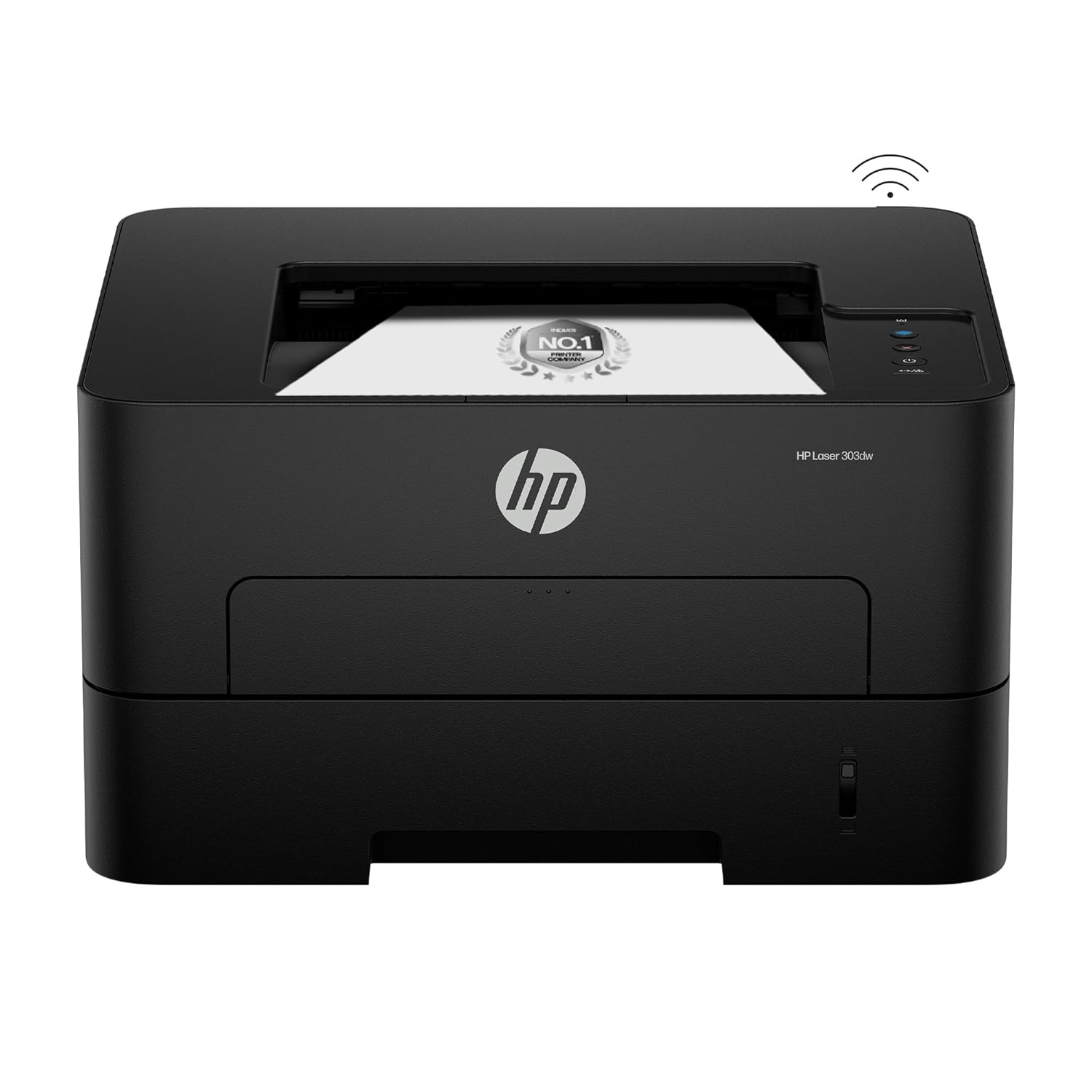 HP LaserJet Tank 303dw Wireless Monochrome Laser Printer - Auto Duplex, Wi-Fi & Ethernet, Pre-Filled Toner Tank Engine, USB 2.0 (White & Gray)