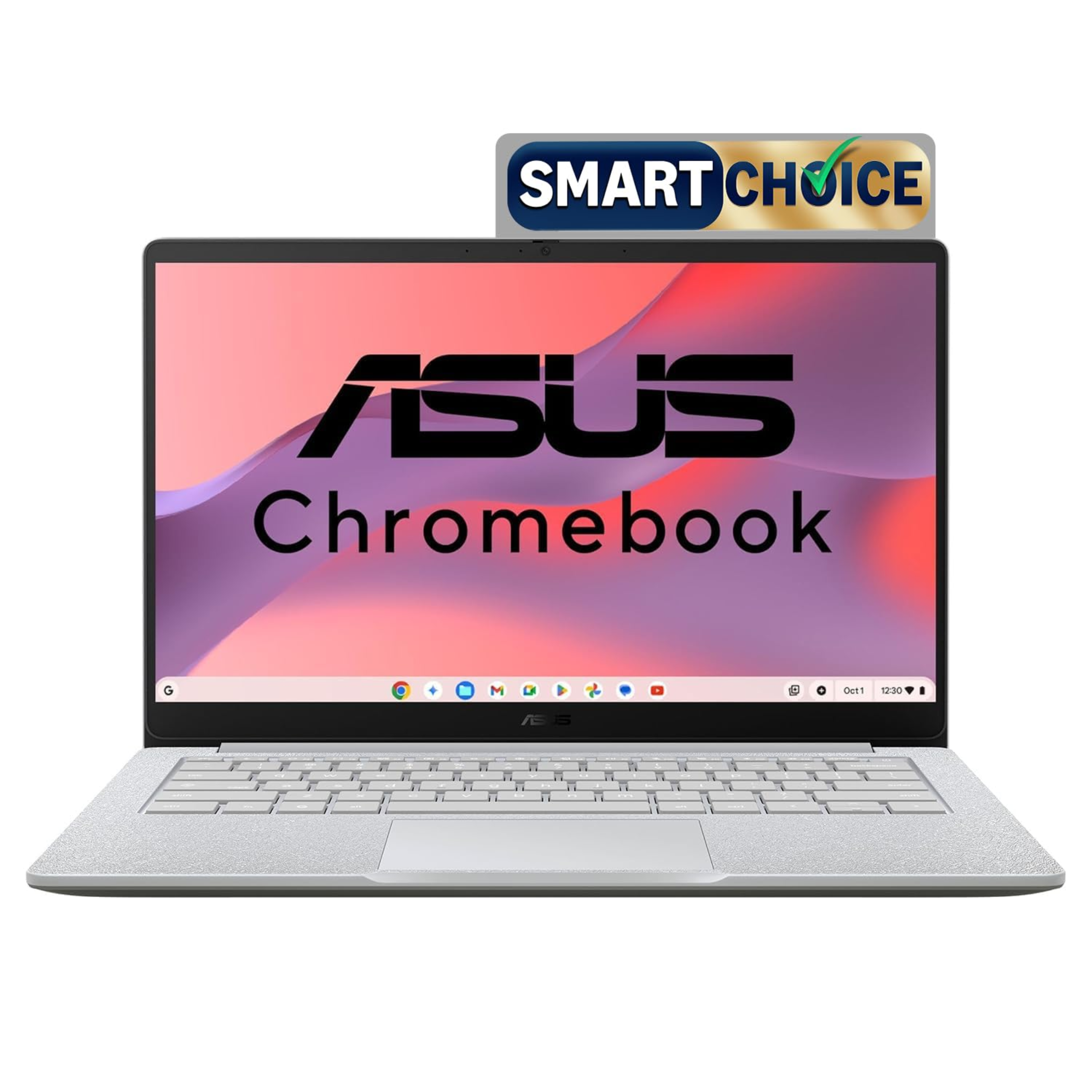ASUS Chromebook CX1405 14.0" Full HD Laptop - Intel Processor N50, Intel UHD Graphics, 8GB RAM, 128GB SSD, 42WHrs Battery, Chrome OS (Pure Grey, 1.39kg, CX1405CTA-S60622)