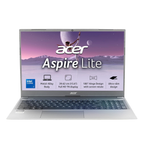 Acer Aspire Lite 15.6" FHD IPS Laptop - Intel Core 3 14th Gen 100U, 8GB RAM, 256GB SSD, Windows 11 Home, Office 2024 & M365 Basic | Thin & Light Everyday Laptop (Steel Grey)