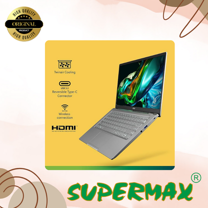 Acer (NX.KG3SI.002) Swift Go 14 Thin and Light Premium Laptop AMD Ryzen 5 7530U Hexa-Core ProcessorSFG14-41, Full HD