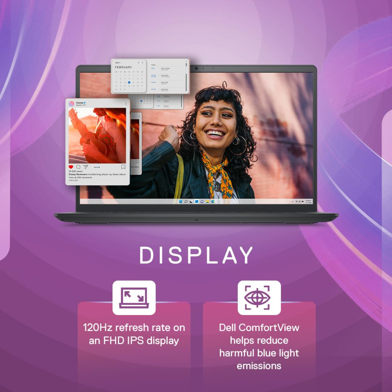 Dell Inspiron 15 Laptop | Intel Core i5-1334U 13th Gen | 16GB RAM | 512GB SSD | 15.6" FHD 120Hz Display | Windows 11 | MS Office 2024 | Silver
