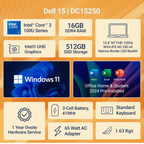 Dell 15 Laptop AMD Ryzen 5 7520U | 8GB RAM | 512GB SSD | 15.6" Full HD Display | Windows 11 | Radeon Graphic