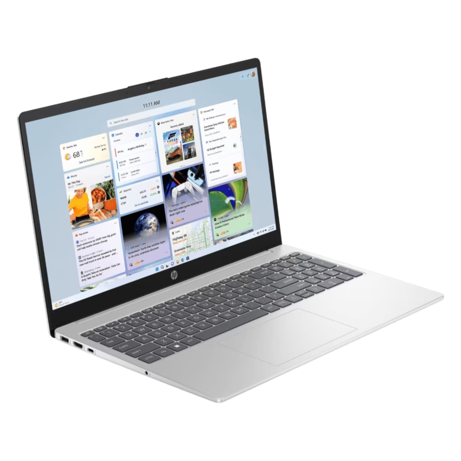 HP 14-ep0385TU 14" FHD Laptop - Intel Core 5 120U, 16GB RAM, 512GB SSD, Win 11, MS Office, Backlit Keyboard, Free Bag (Silver, 1.41kg)