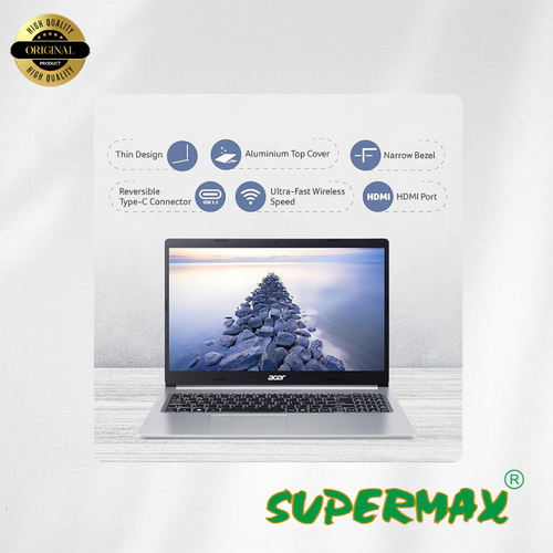 एसर एस्पायर (NX.A84SI.007) A515-45 पतला और हल्का लैपटॉप, 15.6 इंच फुल एचडी डिस्प्ले, एएमडी रायज़ेन 5 5500U हेक्साकोर प्रोसेसर