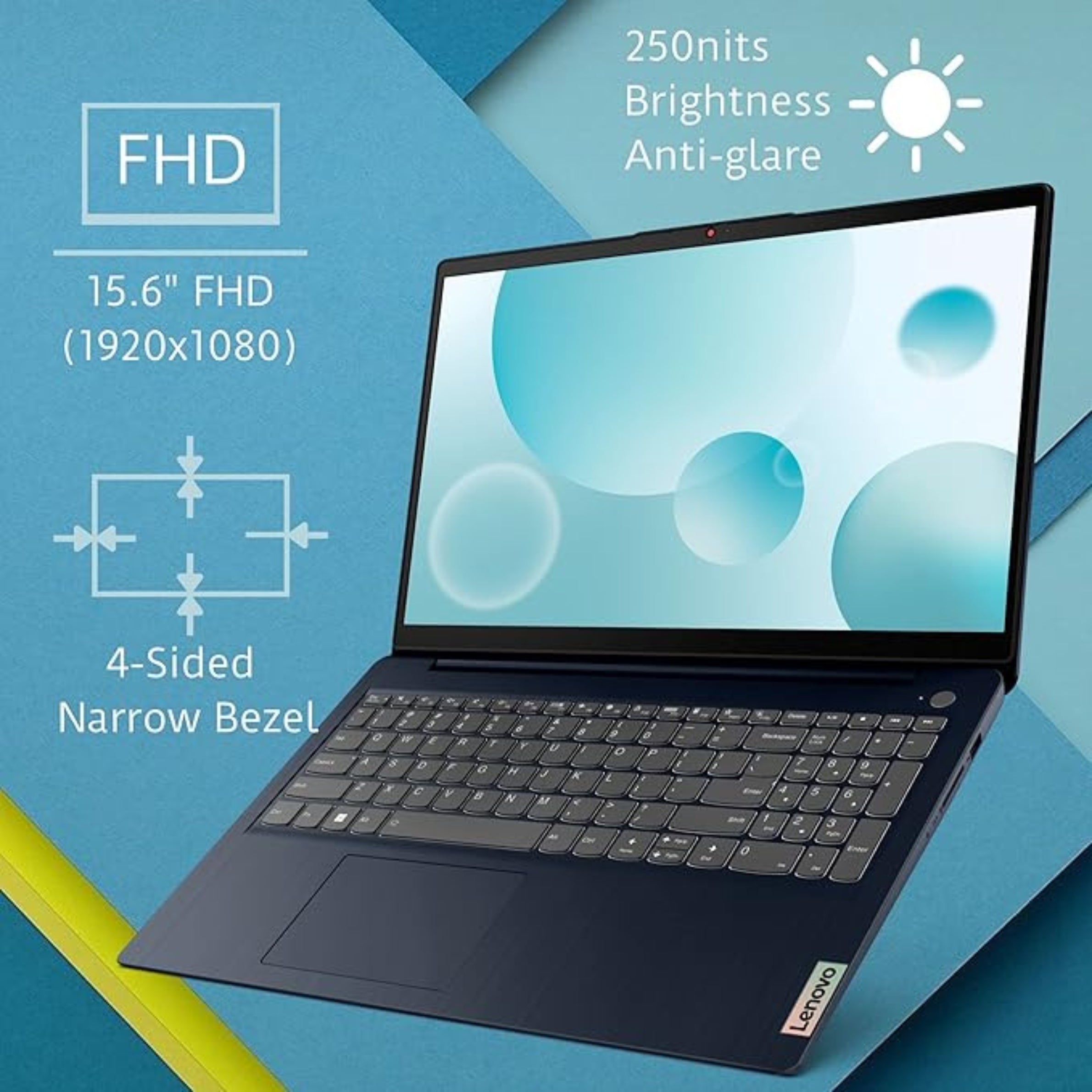 Lenovo IdeaPad 3 Intel Core i3 12TH GEN 8GB RAM/512 SSD 15.6" FHD 82RK007JIN