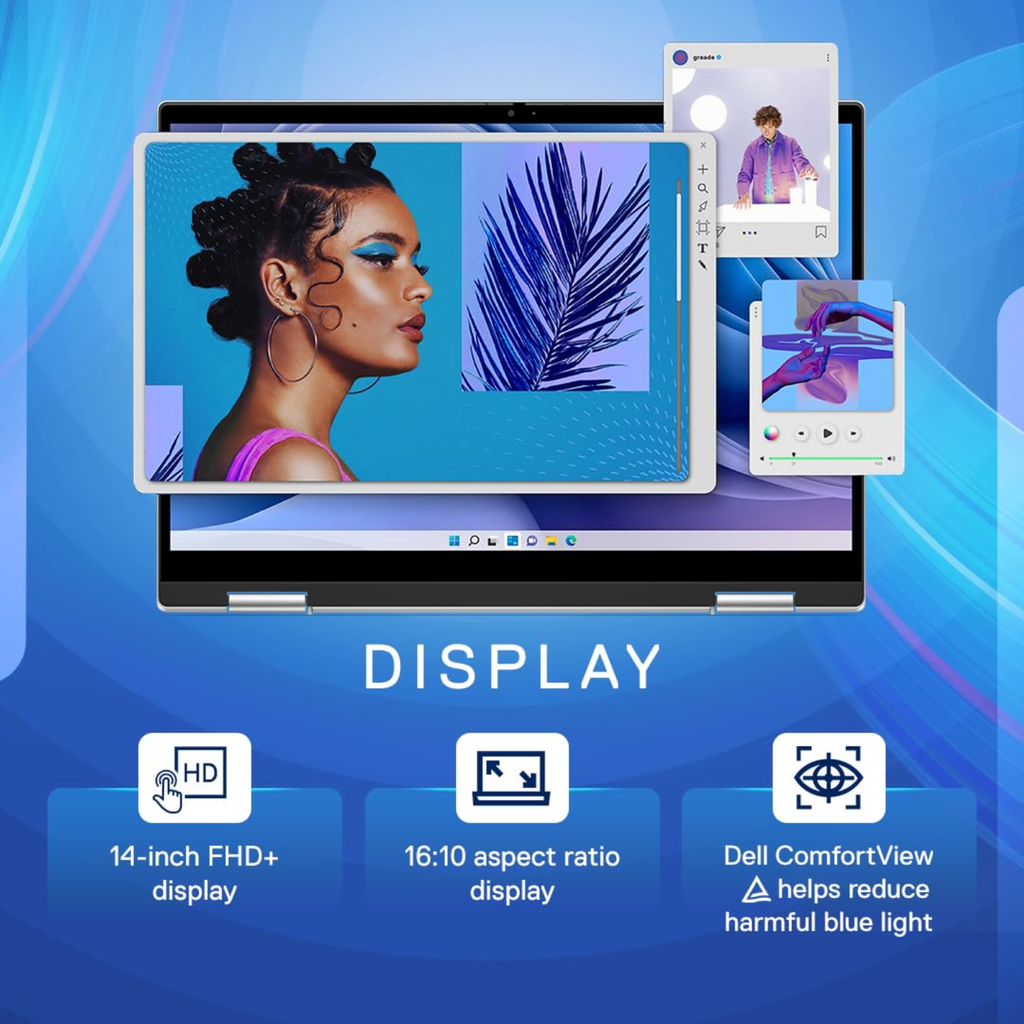 Dell Inspiron 15 Laptop | Intel Core i7-1355U | 16GB RAM | 512GB SSD | 15.6" Full HD Display | Windows 11 | MS Office 2021