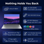 Lenovo ThinkBook 14 Gen 7 Laptop | Intel Core Ultra 5 125U | 16GB DDR5 | 512GB SSD | 14" WUXGA IPS | Windows 11 Pro | Office 2024