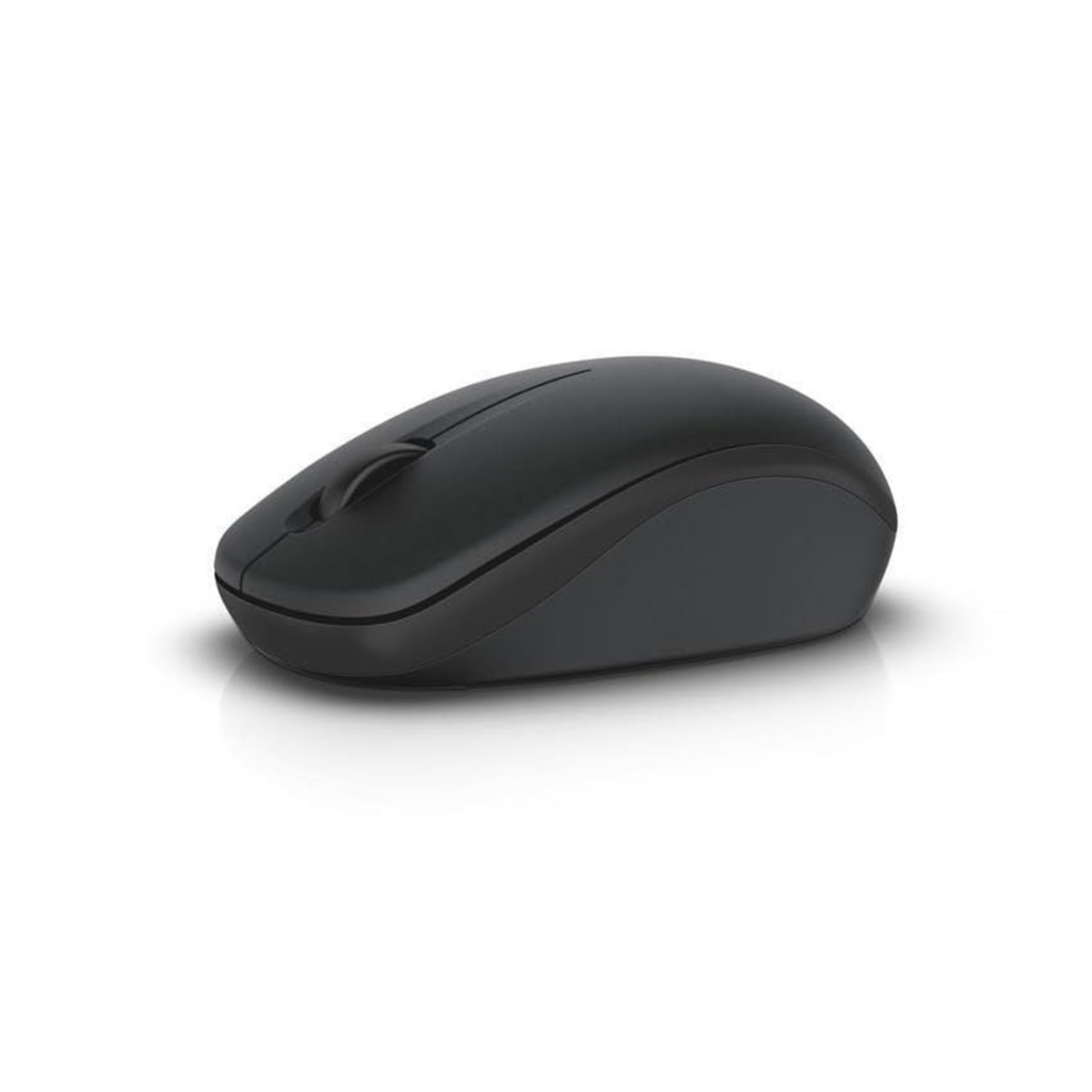 Dell WM126 Wireless Optical Mouse - 1000 DPI, Up to 1-Year Battery Life, 2.4GHz Wireless, Ergonomic Design, USB Receiver (Black)