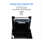 GOBBLER 80mm (3 Inch) USB + LAN Direct Thermal Receipt Printer with Auto Cutter (ESC/POS & Star Print Commands Compatible / Ethernet POS Bill Printer)