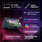Lenovo YOGA 7 360 ULTRA5 125H 16GB RAM 16GB RAM/1 TB SSD 14" OLED 400 NITS, TOUCH (TIDAL TEAL) 83DJ006XIN