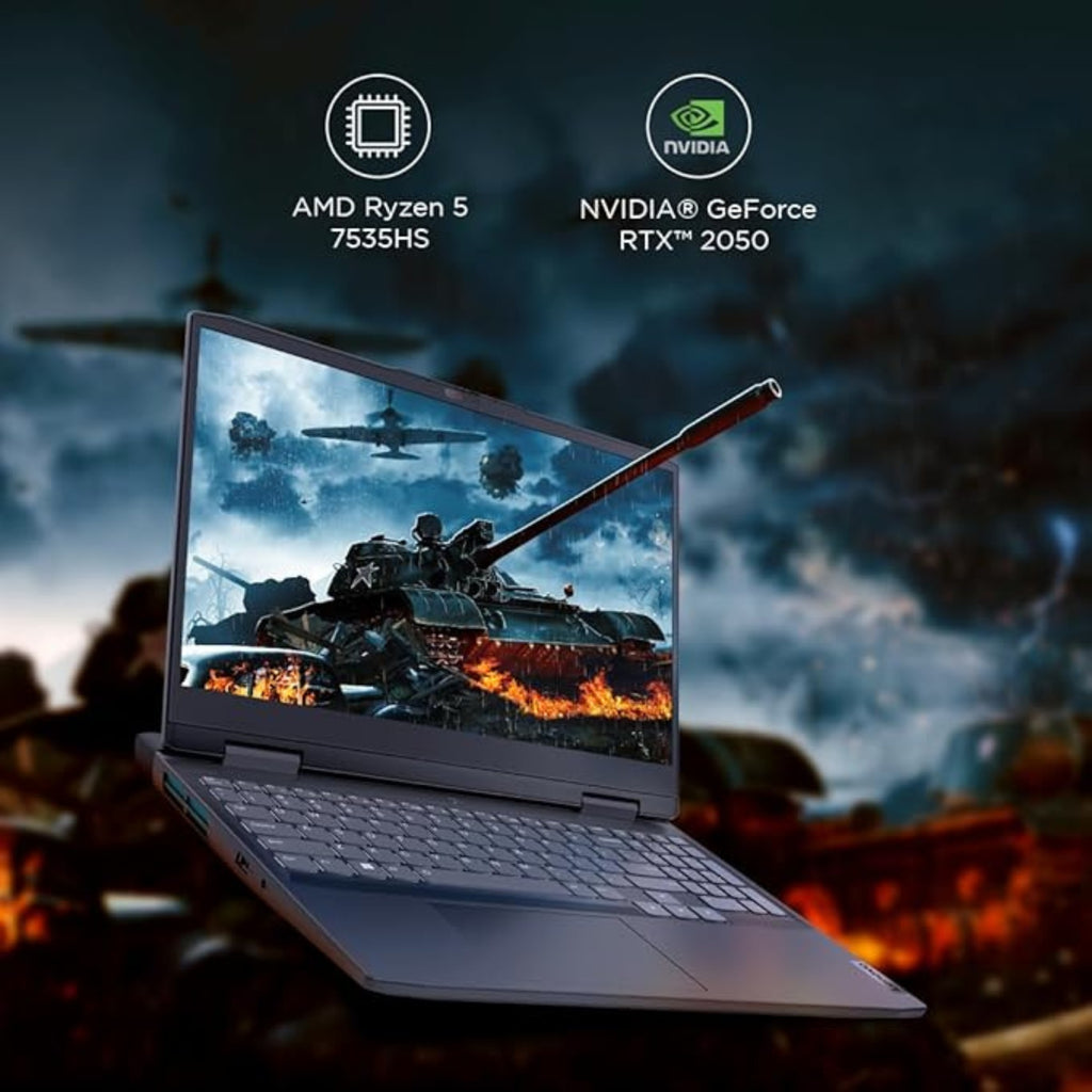 Lenovo GAMING 3 Ryzen™ 5 7535HS 16GB RAM/512GB SSD 15.6 FHD IPS 250nits 120Hz 82SB00PXIN