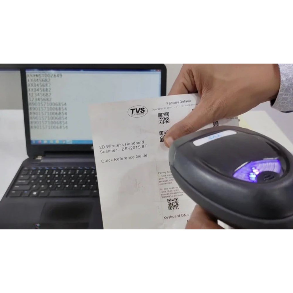 TVS Electronics BS-i201Z Platina 2D Barcode Scanner | High-Resolution Image Sensor | Wired USB QR Code Reader