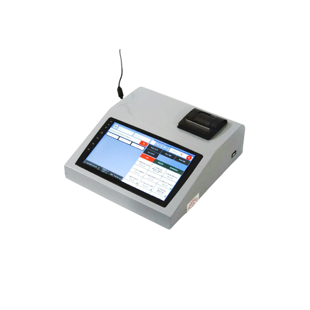 Sensible 10 Touch Billing Machine - 10" Android POS System with Inbuilt Receipt Printer