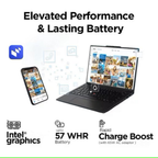 Lenovo ThinkPad X1 Carbon 14.0" WUXGA IPS Laptop - Intel Core Ultra 7 155U, 32GB RAM, 1TB SSD, 400Nits 100% sRGB, Win 11 Pro, Fingerprint Reader, Backlit Keyboard, 3 Year Premier Support (Black, 1.08kg, 21KCS0CW00)