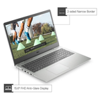 Dell Inspiron 15 Laptop D560348WIN9S | AMD Ryzen 5 5500U | 8GB RAM | 512GB SSD | 15.6" FHD Display | Windows 11 | MS Office 2021