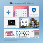ASUS Chromebook CX1405 14.0" Full HD Laptop - Intel Processor N50, Intel UHD Graphics, 8GB RAM, 128GB SSD, Chrome OS, Google Gemini AI, 42WHrs Battery (Pure Grey, 1.39kg, CX1405CTA-S60622)