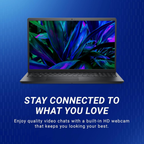Dell 15 Laptop | Intel 14th Gen Core i3-100U | 8GB DDR4 RAM | 512GB SSD | 15.6" FHD 120Hz Display | Windows 11 + MS Office 2024 | Carbon Black