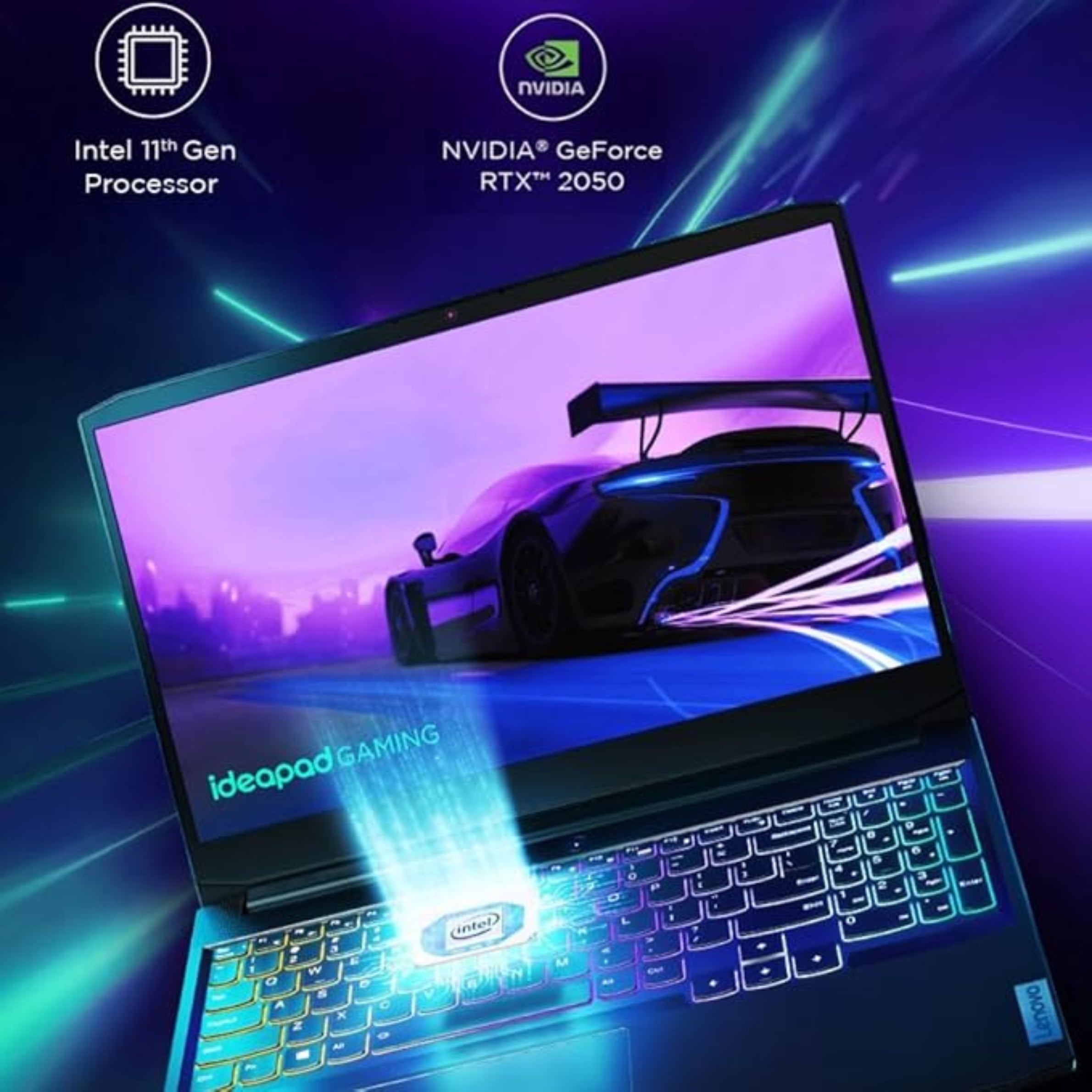 Lenovo IdeaPad Gaming 3 intel Core I5 11TH GEN 8GB/512SSD 15.6" FHD 82K101PBIN