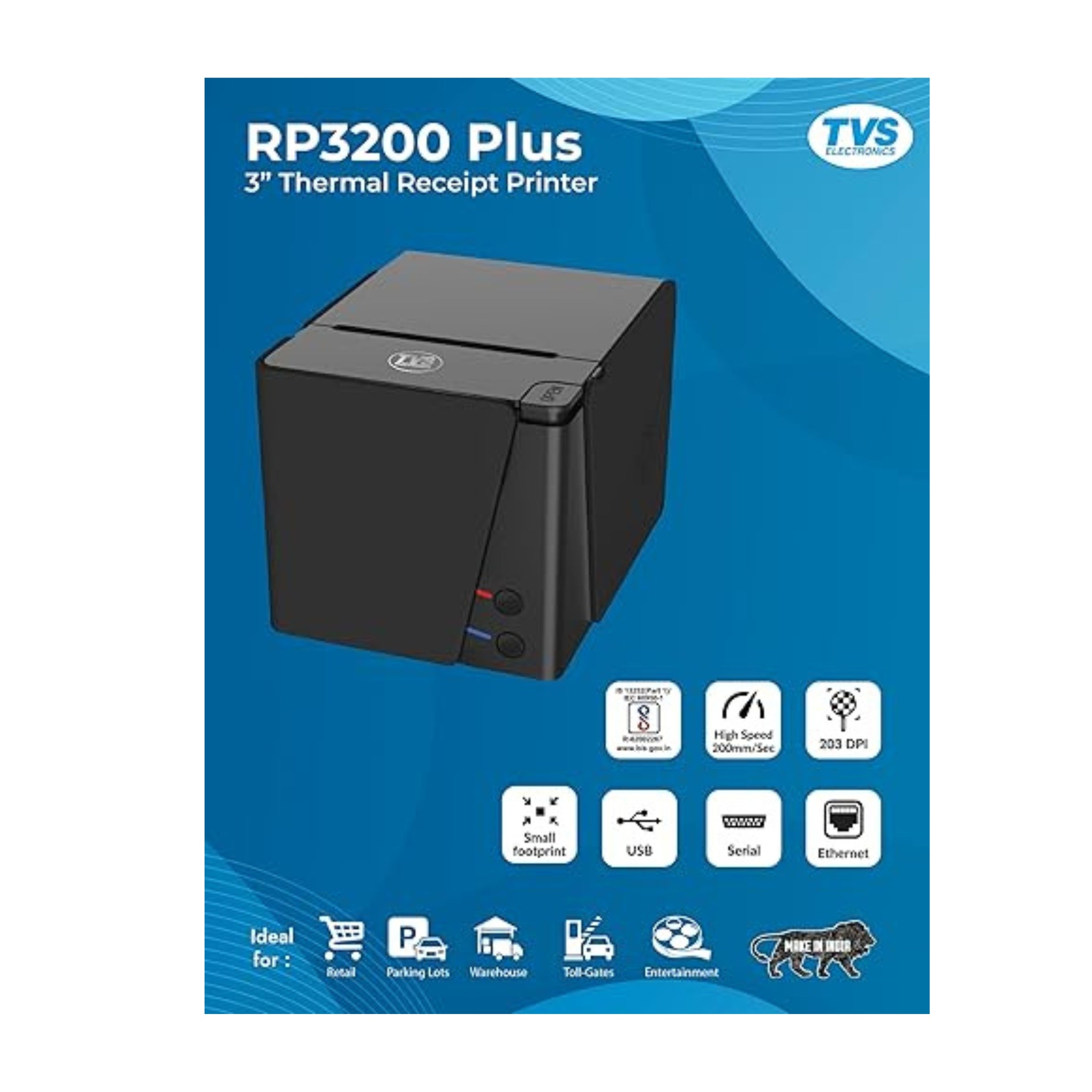 TVS ELECTRONICS RP 3200 Plus 3 Thermal Receipt Printer