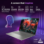 Lenovo IdeaPad 5 2-in-1 Convertible Laptop 14" WUXGA IPS - Intel Core Ultra 5 225H, 16GB RAM, 512GB SSD, Integrated Intel Graphics, Digital Pen 2, Win 11, MS 365 Basic, Office 2024, 1Yr ADP Free (Grey, 1.6kg, 83KR0076IN)