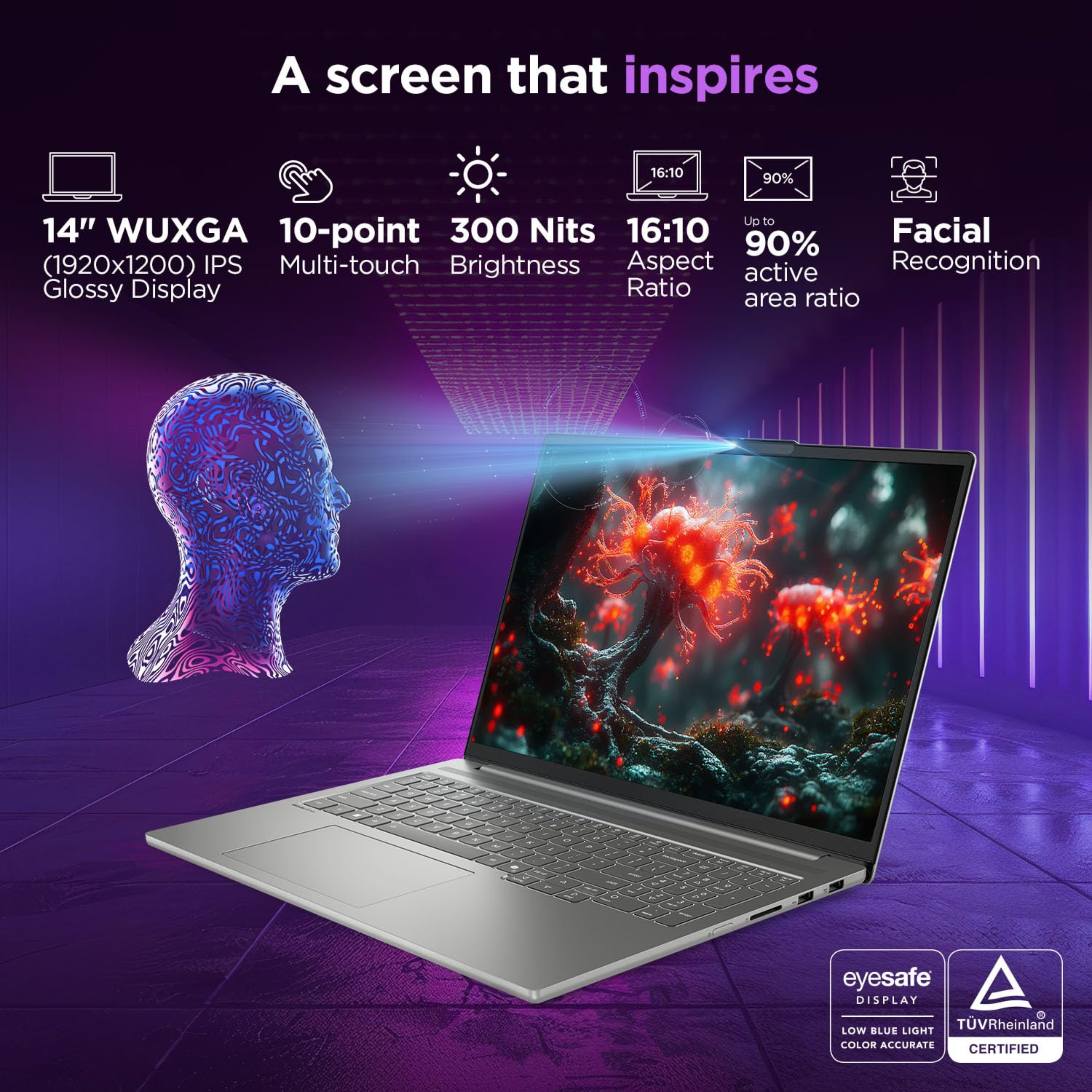 Lenovo IdeaPad 5 2-in-1 Convertible Laptop 14" WUXGA IPS - Intel Core Ultra 5 225H, 16GB RAM, 512GB SSD, Integrated Intel Graphics, Digital Pen 2, Win 11, MS 365 Basic, Office 2024, 1Yr ADP Free (Grey, 1.6kg, 83KR0076IN)