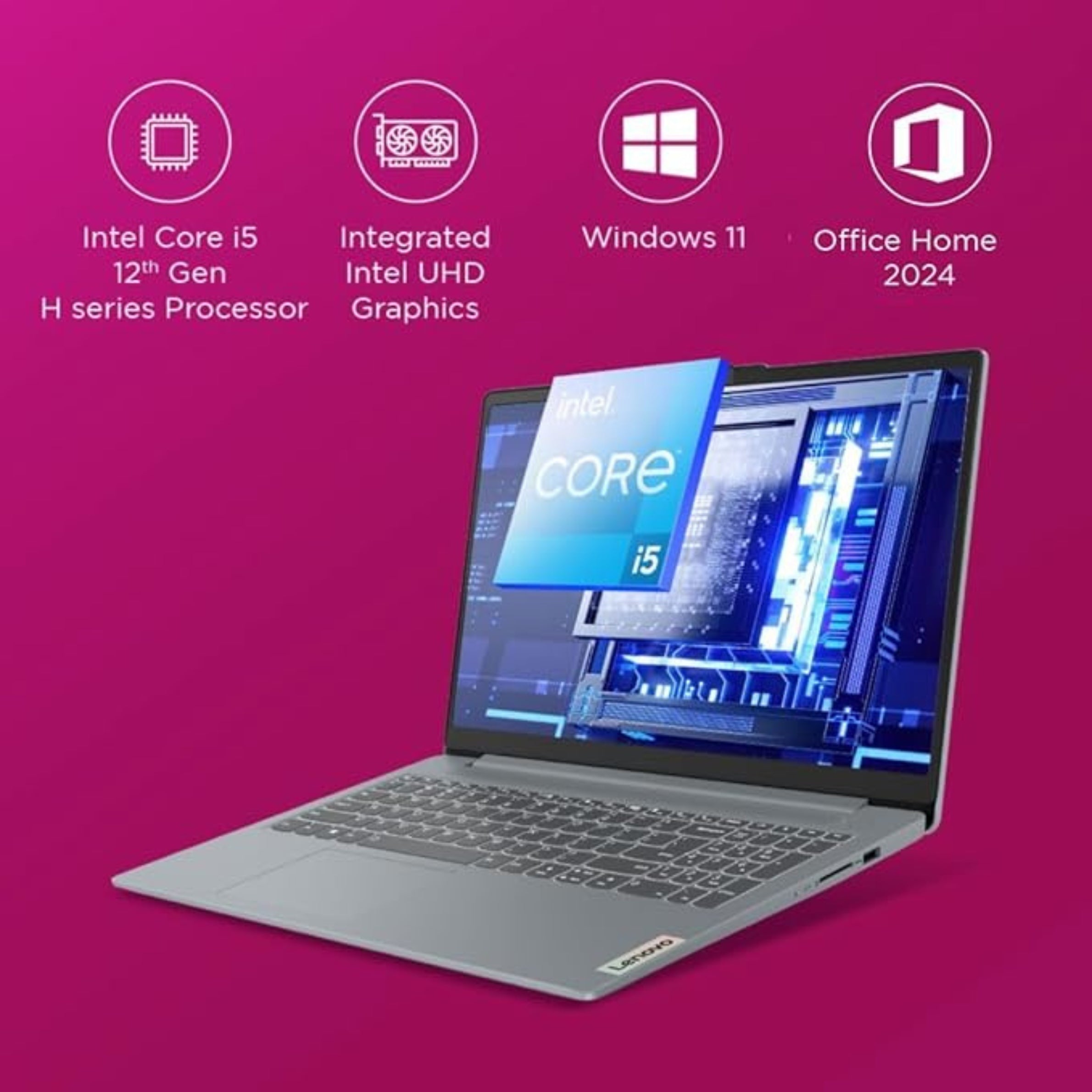 Lenovo IdeaPad Slim 3i Intel Core I5 -12th (Gen)-12450H 83ER008GIN