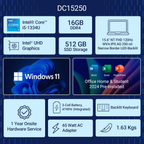 Dell Inspiron 15 Laptop | Intel Core i5-1334U (13th Gen) | 16GB DDR4 RAM | 512GB PCIe SSD | 15.6" Full HD Display | Intel Iris Xe Graphics | Windows 11 Home | Carbon Black