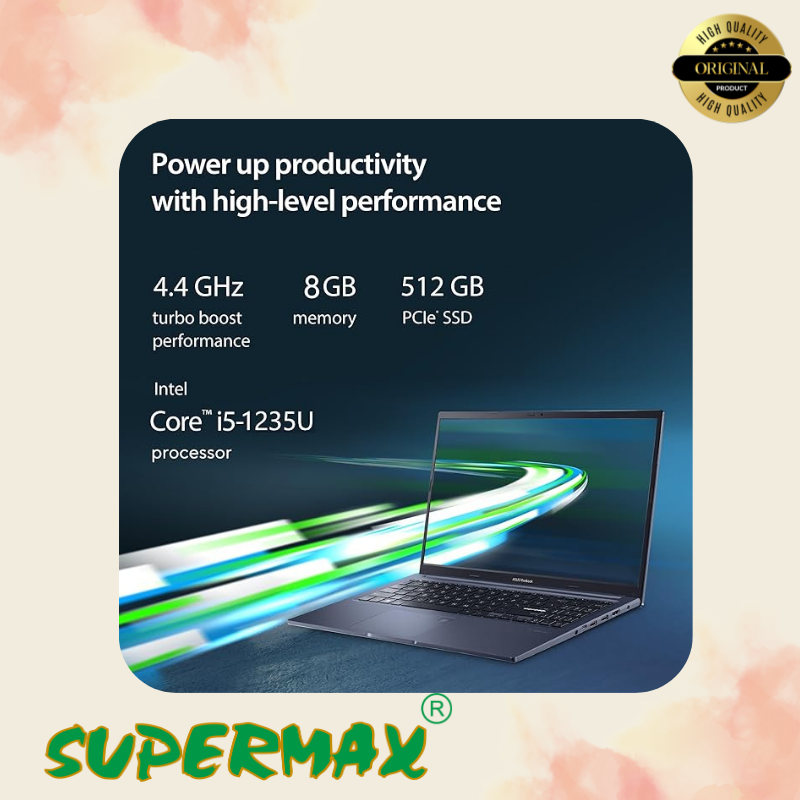 ASUS Vivobook 15, Intel Core i5-1235U 12th Gen X1502ZA-EJ532WS Thin and Light Laptop