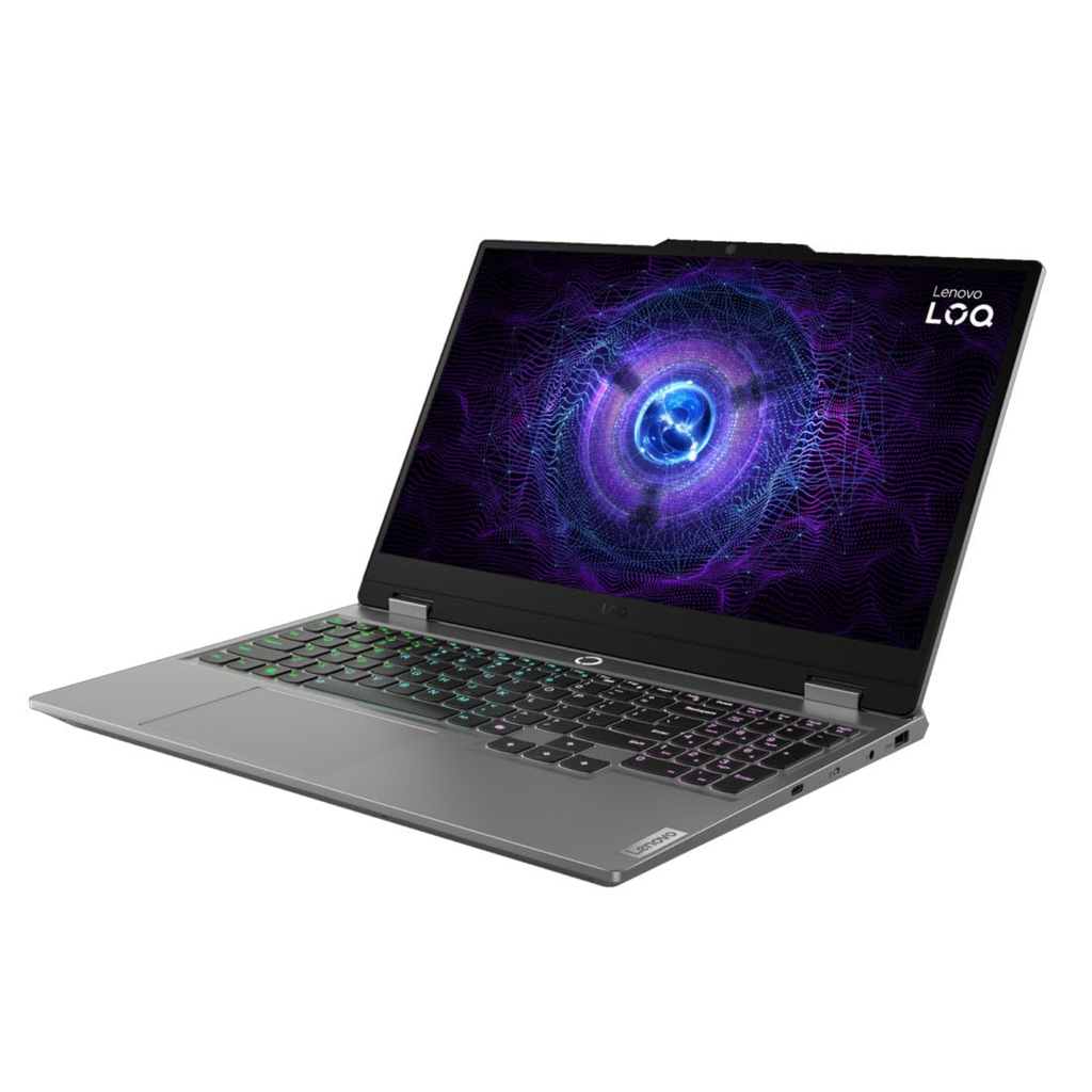 Lenovo LOQ 15.6" FHD 144Hz Gaming Laptop - 13th Gen Intel Core i5 13450HX, NVIDIA GeForce RTX 3050 6GB, 16GB RAM, 512GB SSD, Win 11, Office Home 2024 (Grey, 2.4kg, 83DV01A9IN AI Gaming Laptop)