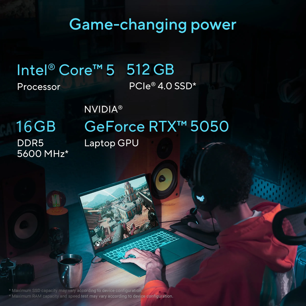ASUS Creator Series V3607VH-RP037WS 16" WUXGA Laptop (Intel Core 5 210H / 16GB RAM / 512GB SSD / Windows 11 / MS Office 2024)