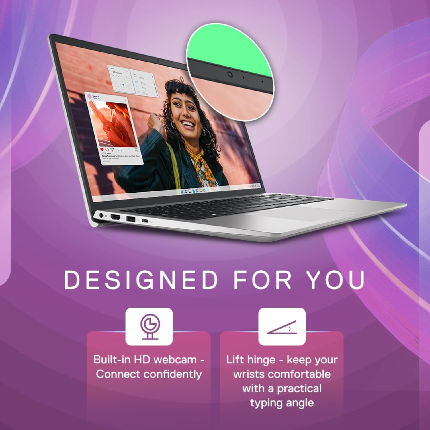 Dell Inspiron 15 3530 Laptop | Intel Core i7-1355U | 16GB DDR4 RAM | 512 GBPCIe NVMe SSD | 15.6" FHD 120Hz Display | Windows 11 Home | Backlit Keyboard