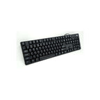 TVS Electronics Champ Wired USB Desktop Keyboard | 10 Million Keystrokes | Spill-Resistant Design | UV Coated Long-Lasting Keys | Ergonomic Full-Size Keyboard for Office & Home (Black)