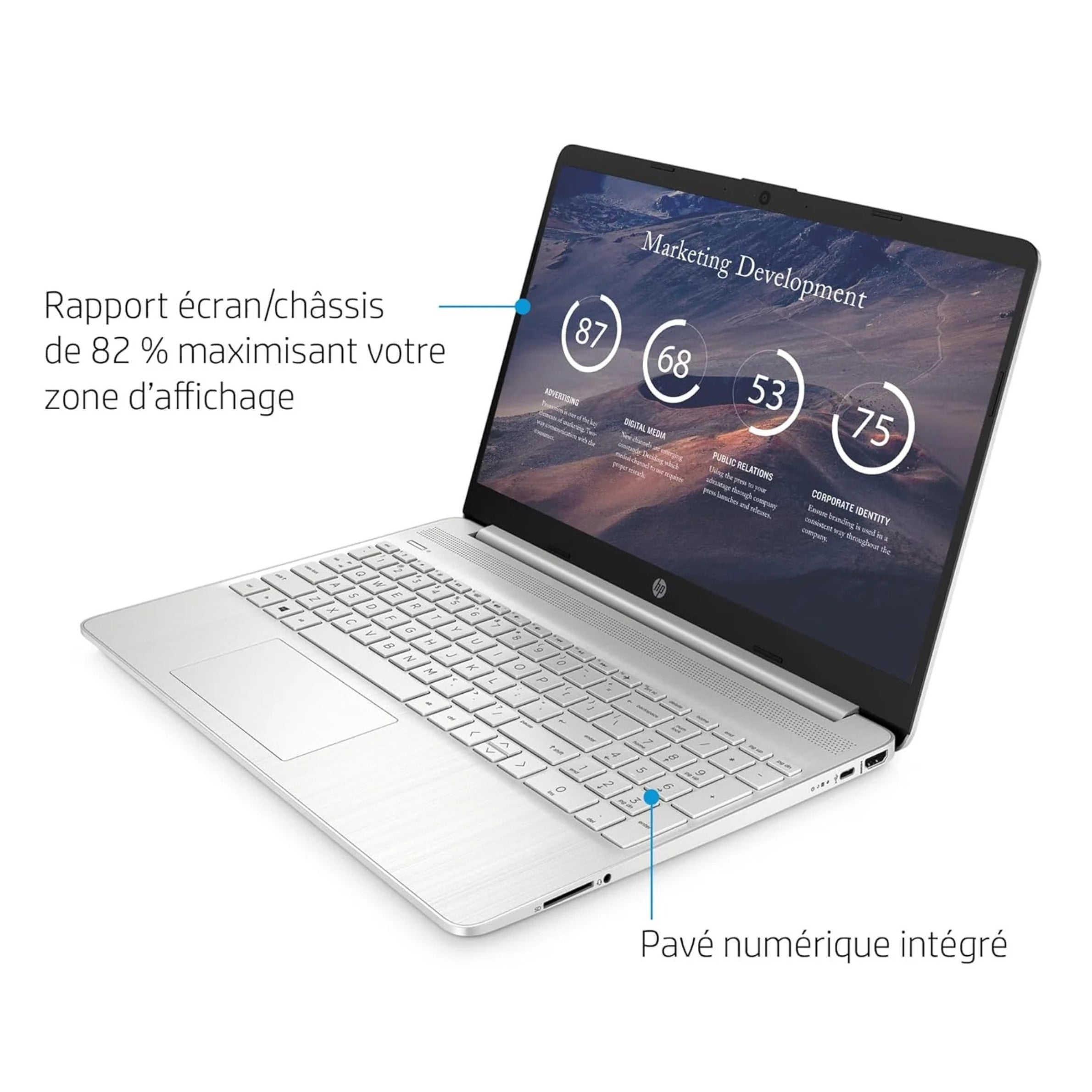 HP Eq-1550Au RIZEN-3 3250u 8 GB RAM/512 SSD 15.6"