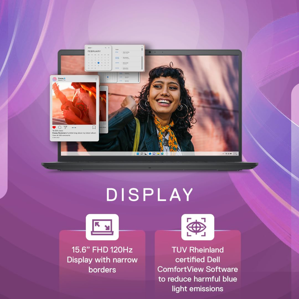 Dell Inspiron 15 3530 (OIN35304011RINB1) 15.6" FHD Laptop (Intel Core i5 13th Gen / 8GB RAM / 512GB SSD / Windows 11 / MS Office 2021 / Carbon Black)