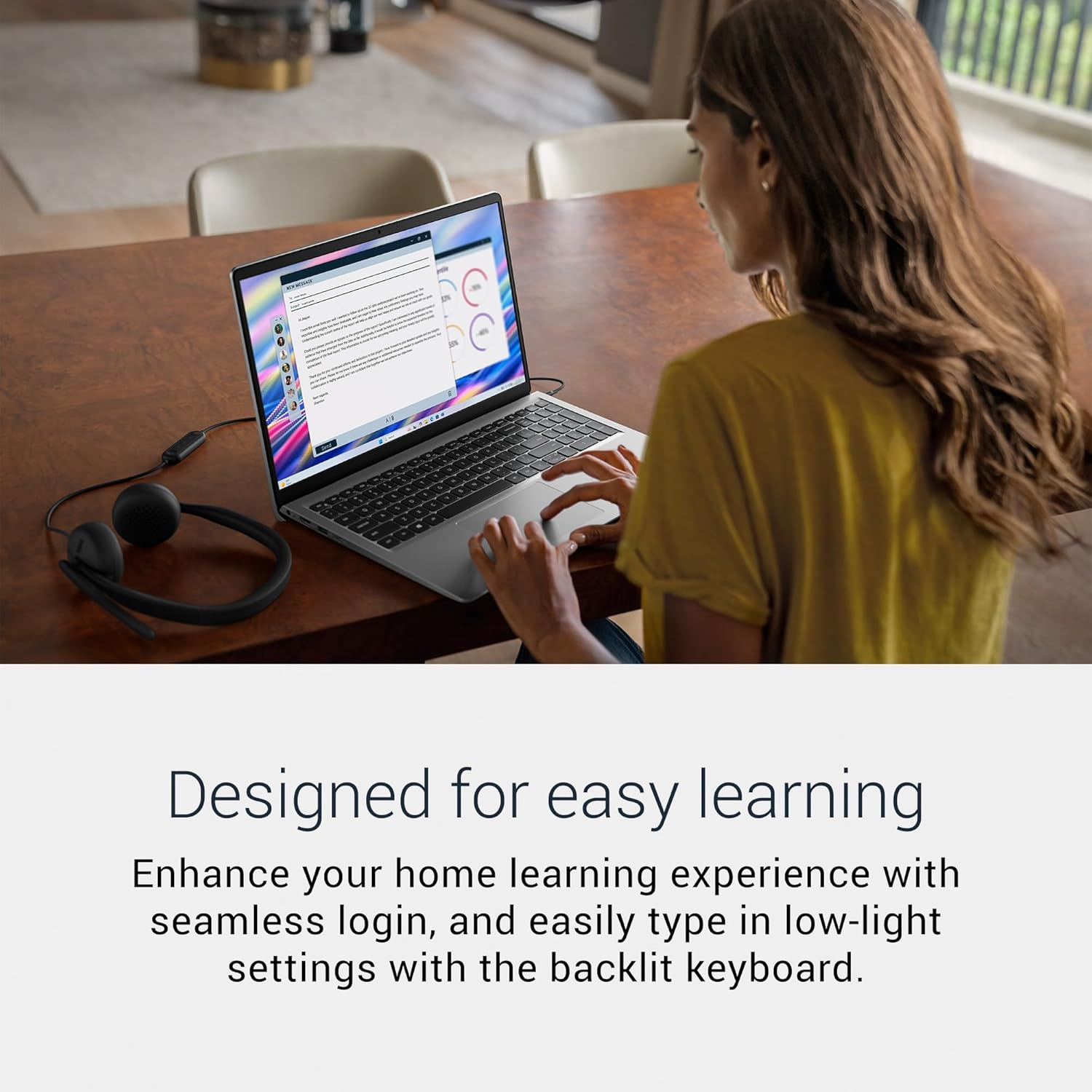 Dell Inspiron 15 (DC15250) Laptop | Intel Core i7-1355U 13th Gen | 16GB DDR5 RAM | 512GB SSD | 15.6" FHD 120Hz Anti-Glare Display | Intel Iris Xe Graphics | Windows 11 Home | MS Office 2024 | Carbon Black