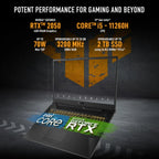 ASUS  TUF Gaming F17 FX706HF-HX044WS  i5-11260H HD Laptop