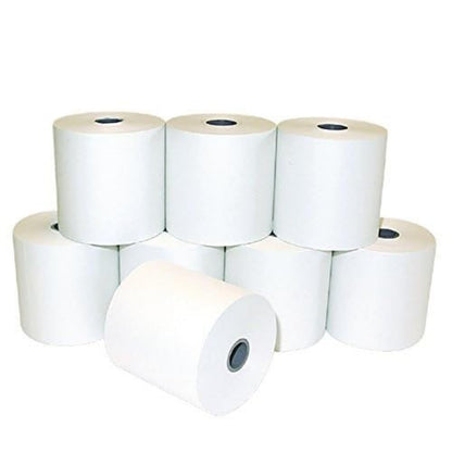 Supermax 1 Ply Plain Paper Rolls 75mm (Width) x 65 Dia. Pack of 50 Rolls