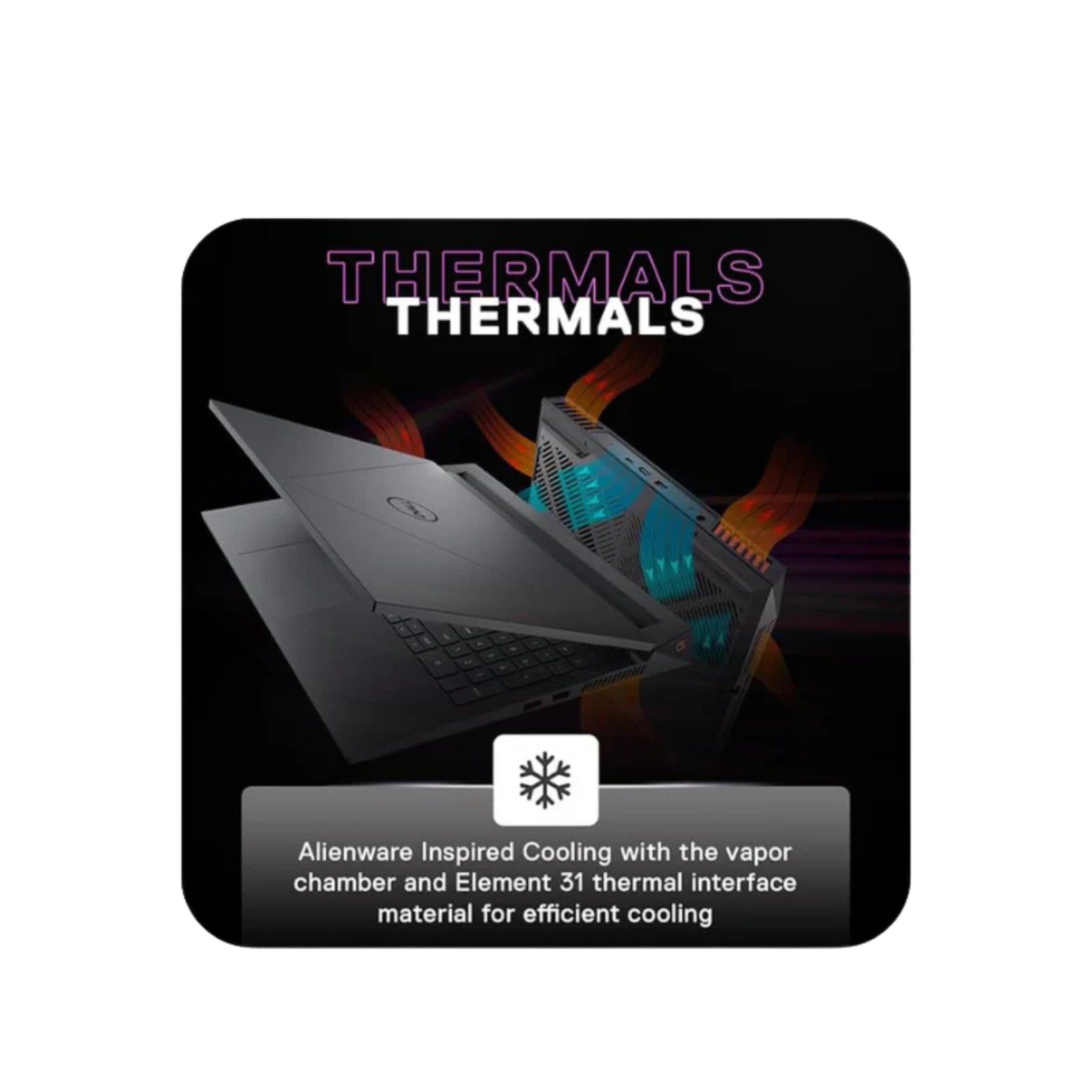 DELL INSPIRON (OGN5530112501RIN) G15-5530 I5 13TH GEN 8GB/512 SSD 6GB RTX 3050 GAMING LAPTOP