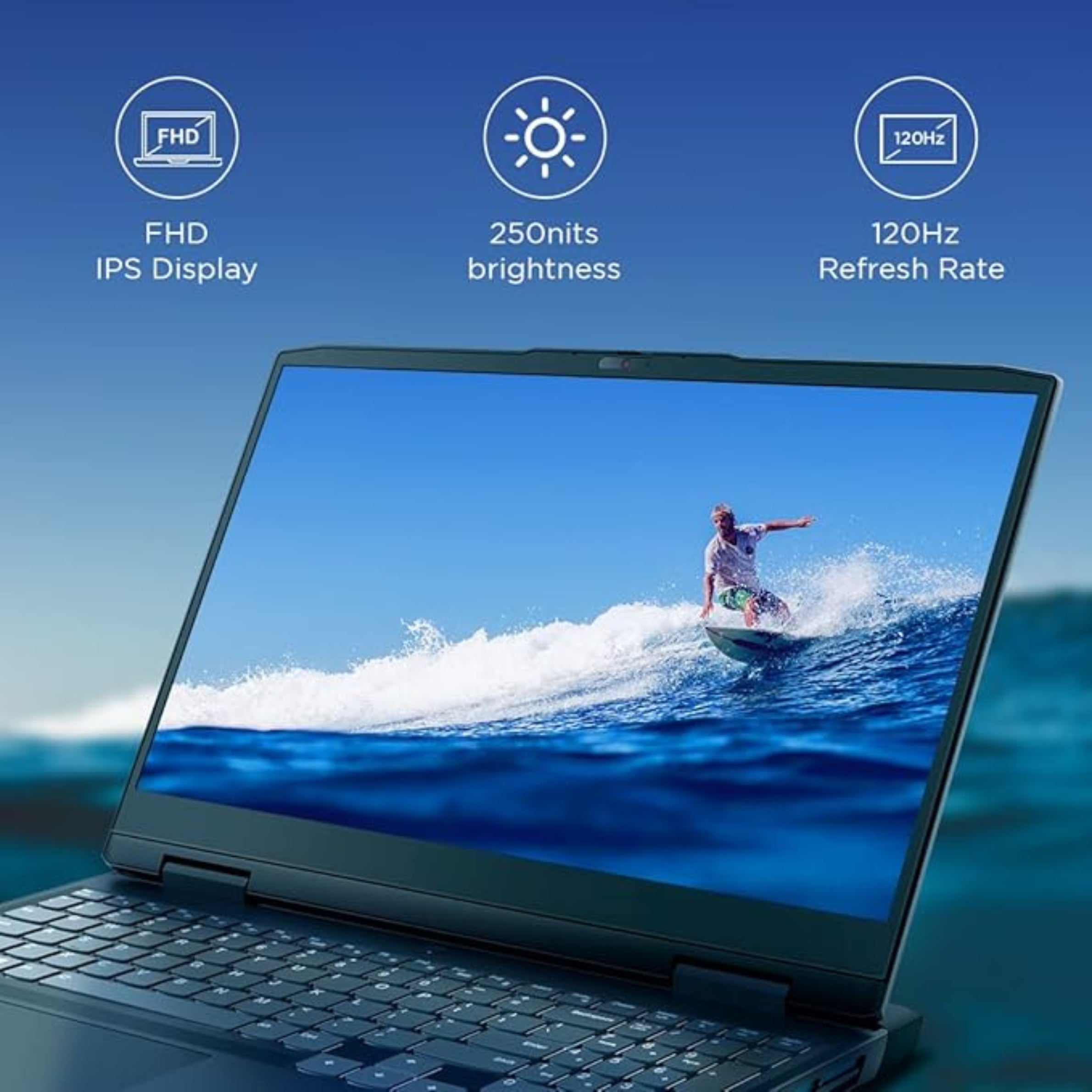 Lenovo GAMING 3 Ryzen™ 5 7535HS 16GB RAM/512GB SSD 15.6 FHD IPS 250nits 120Hz 82SB00PXIN