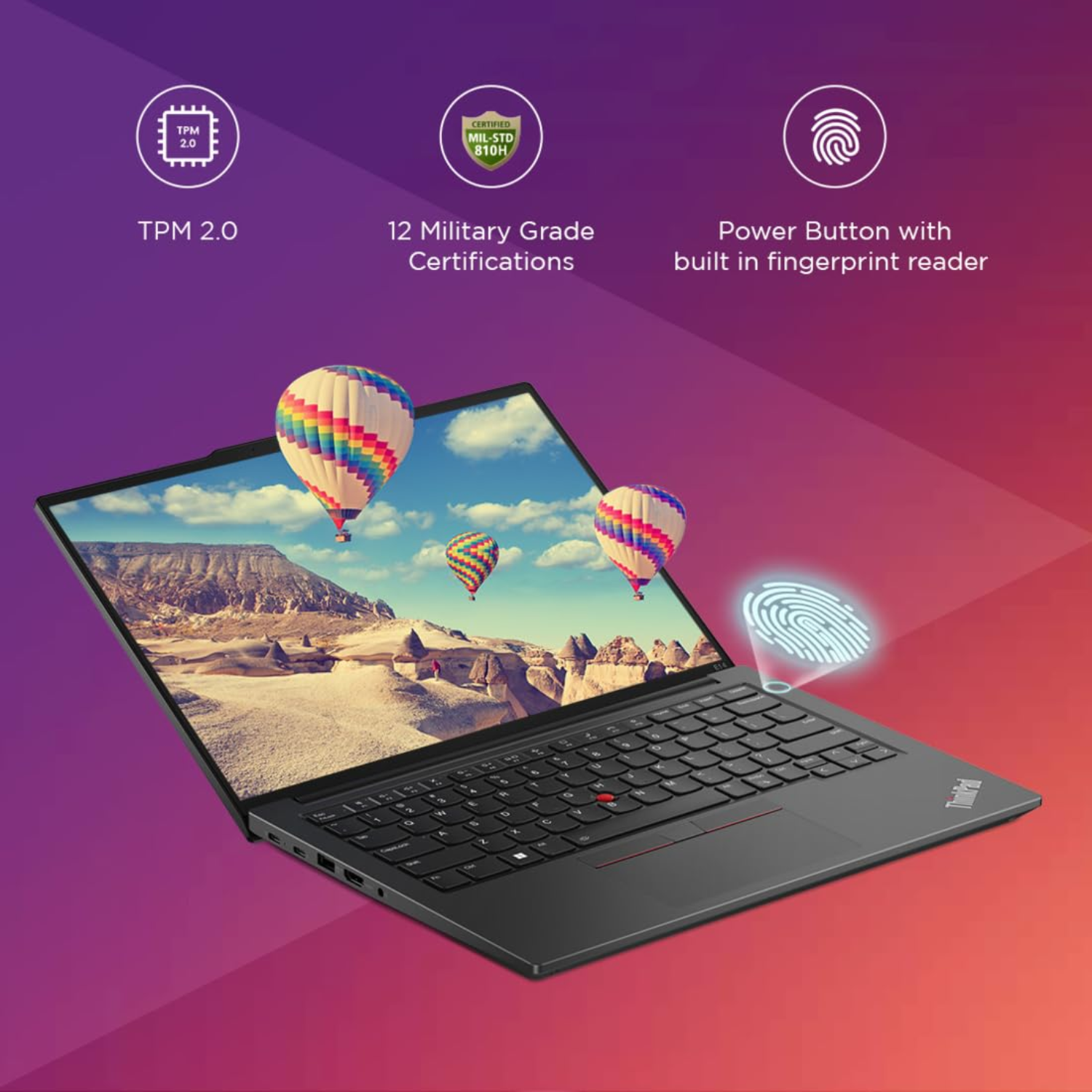 Lenovo ThinkPad E14 Gen 5 14" WUXGA IPS Laptop (Intel Core i5-1335U / 16GB RAM / 1TB SSD / Windows 11 Pro / MS Office 2021 / Backlit Keyboard / Black) - 21JKS0X900