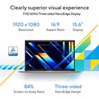ASUS Vivobook 15 15.6" Full HD Thin & Light Laptop - Intel Core 5 120U (14th Gen), 16GB RAM, 512GB SSD, Backlit Keyboard, Windows 11 Home & Office 2021 (Cool Silver, 1.70kg, X1504VAP-BQ224WS)
