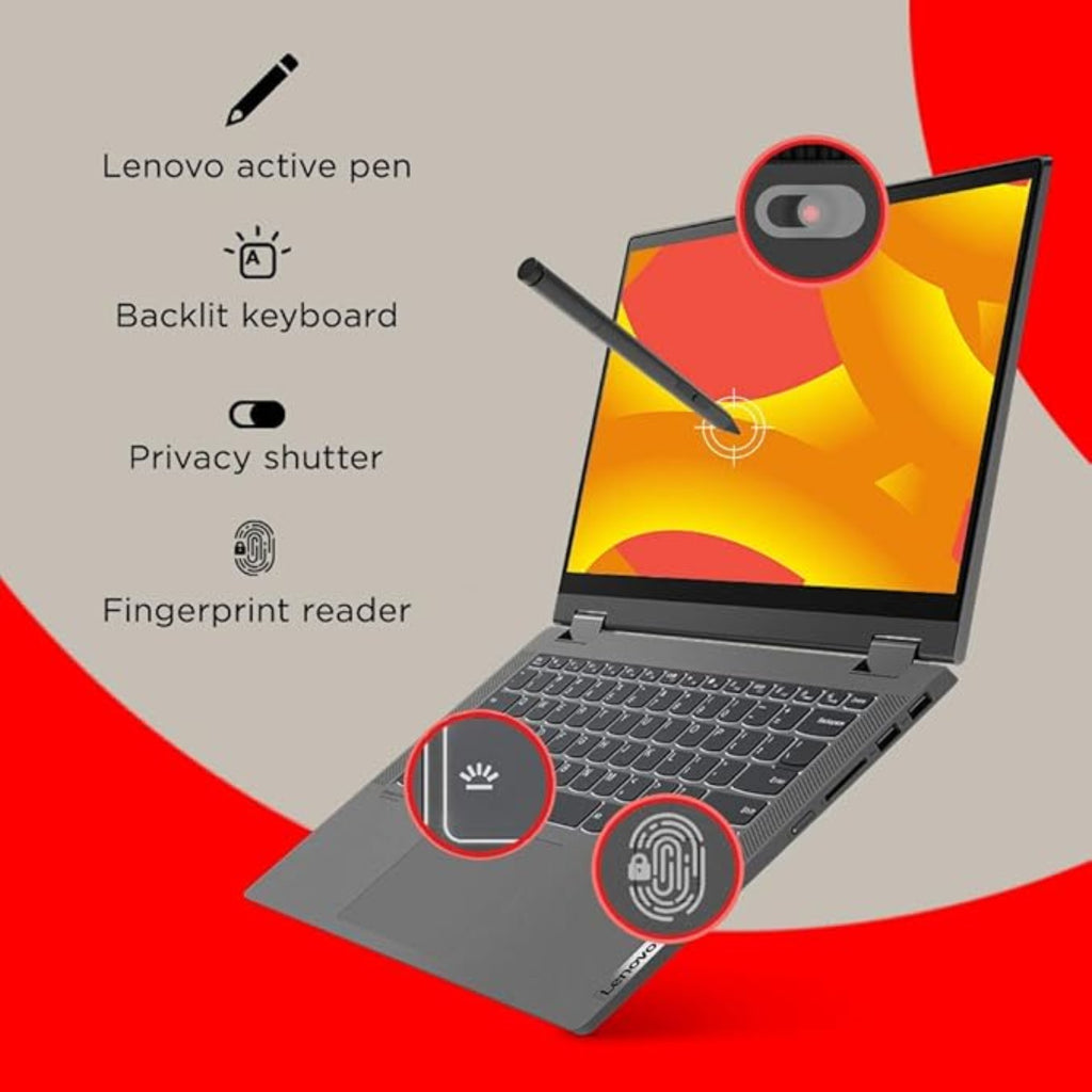 Lenovo Flex 5 Ryzen 5 5500U 8GB RAM / 512 SSD 14" FHD IPS TOUCH 82HU00PQIN
