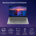 Lenovo V14 14" FHD Thin & Light Laptop - 13th Gen Intel Core i3-1315U, 16GB RAM, 512GB SSD, Windows 11 Home, Office Home 2024 (Iron Grey, 83A0A0PCIN)