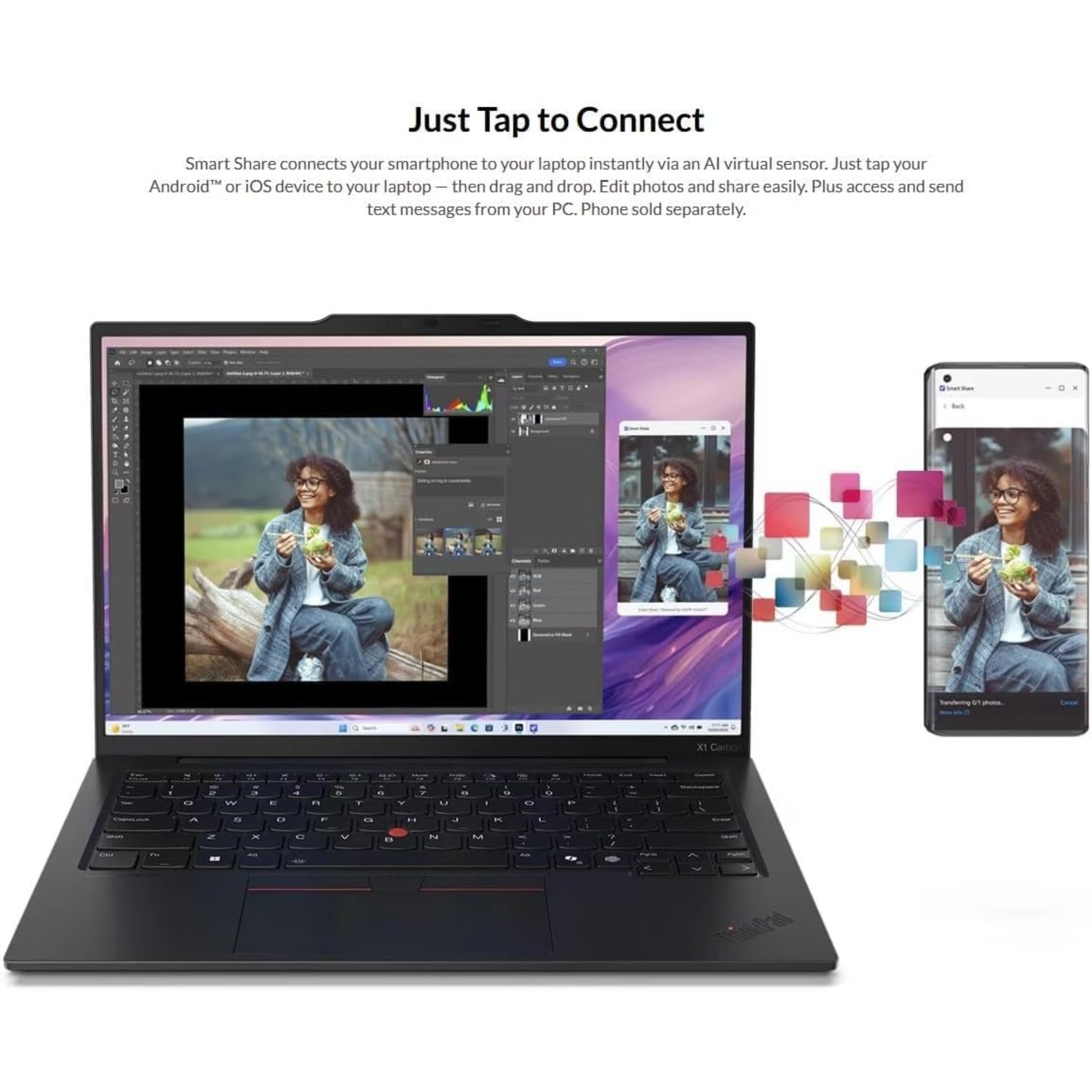 Lenovo ThinkPad X1 Carbon Gen 13 Aura Edition 14.0" 2.8K OLED 120Hz Laptop - Intel Core Ultra 7 258V, 32GB RAM, 1TB PCIe Gen 5 SSD, Wi-Fi 7, FHD RGB/IR Camera, Win 11 Pro