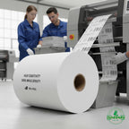 Jumbo Thermal Printing Paper Roll 400MM x 6000M 65GSM | Commercial Use | Single Roll