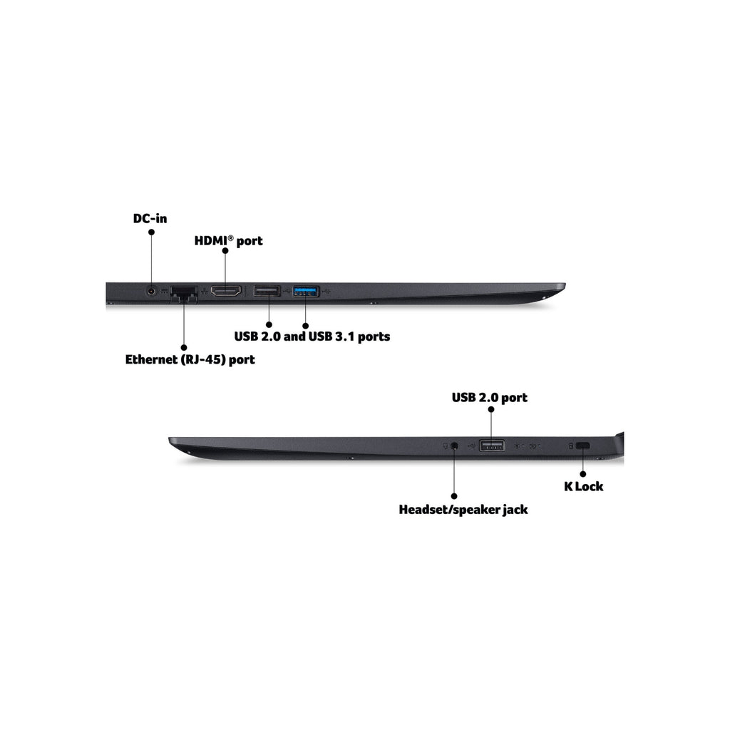 Acer( NX.EFTSI.001) Extensa 15 Thin & Light Intel Processor Pentium Silver N5030   EX215-31 Laptop