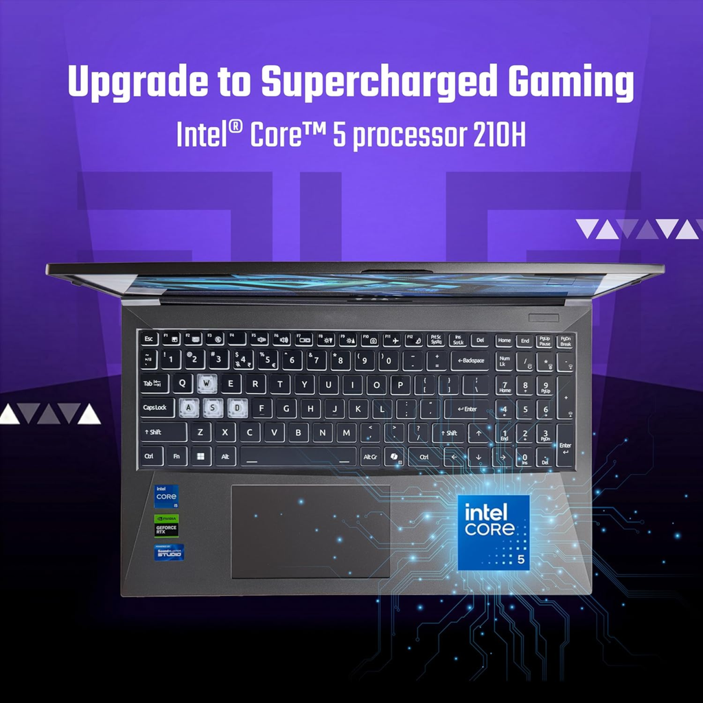 Acer ALG 15.6" FHD 144Hz Gaming Laptop - Intel Core i5 Processor, NVIDIA GeForce RTX 3050 (6GB), 16GB RAM, 512GB SSD, Windows 11 Home, MS Office 2024 (Steel Gray, AL15G-53)
