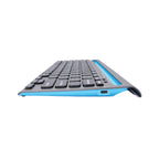 TVS Electronics Champ BK372 Multi-Device Wireless Bluetooth Keyboard | Connect Up to 3 Devices | Built-in Smartphone & Tablet Cradle | Rechargeable Battery | Slim Scissor Switch Keys for Windows, Mac, iOS & Android (Black)