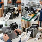 110mm x 300m Thermal Transfer Ribbon | Premium Barcode Printer Ribbon | Wax/Resin Ribbon for High Quality Label Printing